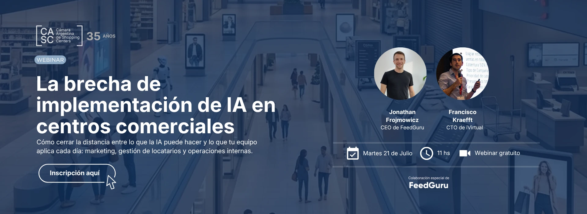 Webinar la brecha de implementaicon de IA en centros comerciales